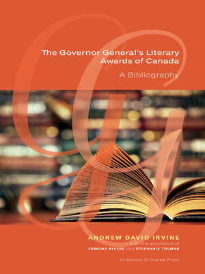 cover image of The Governor General's Literary Awards of Canada